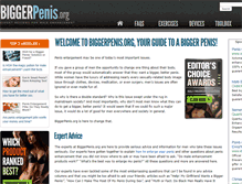 Tablet Screenshot of biggerpenis.org